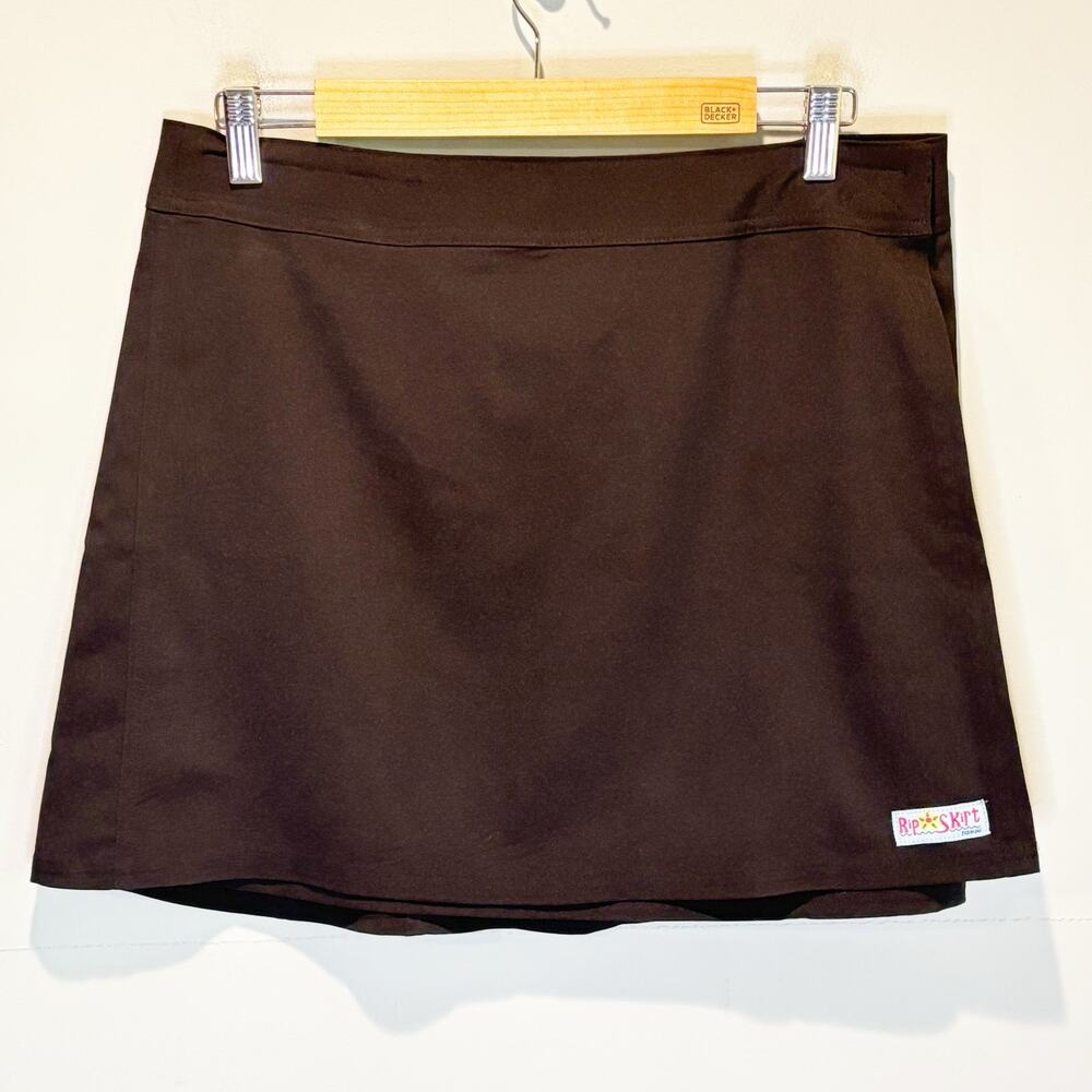 Rip Skirt Black Self-Fastening Wrap Mini Skirt - size Medium